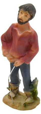 Figura del presepe nascosto da 10,5 cm. trova la figura natalizia. urinando, pissing luomo che fa pipì. figurina cagando. set di scena di natività, figure, gesù. 3 Re.