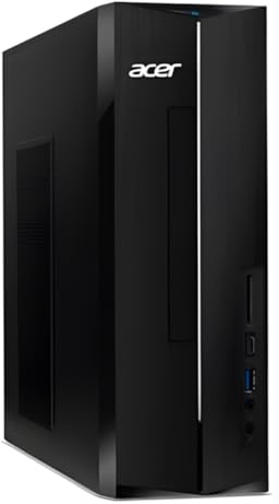 acer Aspire XC-1710 Desktop PC | Intel Core i3-N305 Octa Core CPU | 8GB DDR4 SDRAM | 512GB PCIe 4.0 SSD | Small Form Factor | Windows 11 Home | Black