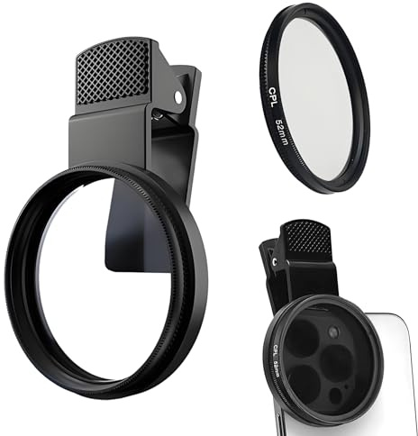 Polarisationsfilter Handy,CPL Filter,Nd Filter, Polarisationsfilter,Handy Kamera Objektiv,CPL Filter Handy für iPhone16, 15, 14, 13, 12, 11.