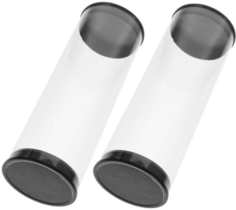 BESTonZON Contenitore Trasparente per Palline da Golf in PVC Coperchio 2 Pz Espositore Compatto e Leggero per Organizzazione e Protezione