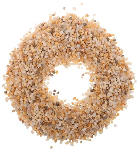 jojofuny 1 sachet de gravier décoratif pour aquarium - 500 g de mini-galets de sable - Idéal pour l'aménagement paysager d'aquariums et de terrariums.