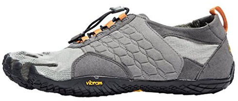 Vibram FiveFingers Trek Ascent, Chaussures Multisport Outdoor Homme, Multicolore (Grey/orange/black), 45