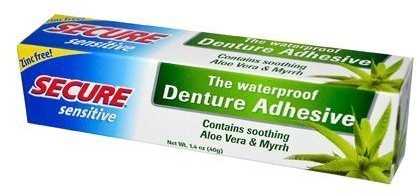 Secure Sensitive Denture Adhesive, 1.4 oz by Secure?