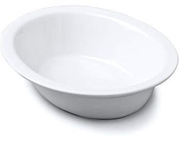 Wm Bartleet & Sons Traditional Porcelain Oval Pie Crust Dish, 29cm – White T268