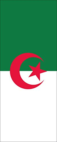 flaggenmeer® Flagge Algerien 110 g/m² ca. 400 x 150 cm mit Hohlsaum für Ausleger