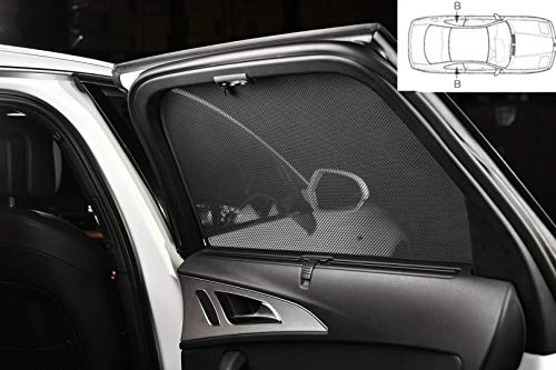 CAR SHADES Set (rear side doors) compatible with Dacia Duster II 2018-2023 (2-pieces) Custom-Fit Sunshades for Cars