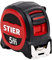 STIER Premium Taschenbandmaß, 5 m x 32 mm, mit Magnet und Edelstahlhaken für sicheren Halt, mit Gürtelclip