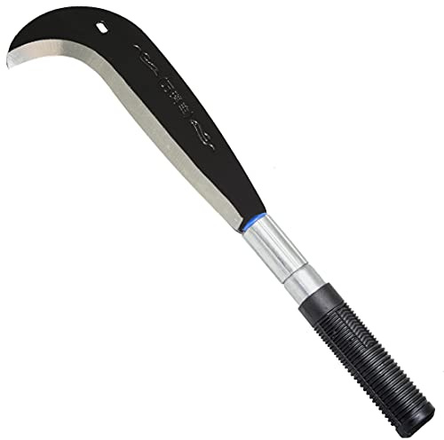 Steel Grass Sickle Machete - Manganese Blade, Ideal for Gardening, Harvest & Weeding
