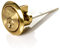 UK Security Supplies, Replacement Locking Rim Cylinder Lock, Supplied with 3 Keys. Lock Barrel and Keys Set for Nightlatch Lock/Rim Locks. (Brass)