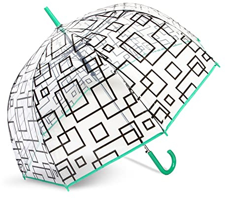 ShedRain Clear Auto Open Bubble Umbrella – See Through, Rain & Windproof, for Weddings, Proms, Events