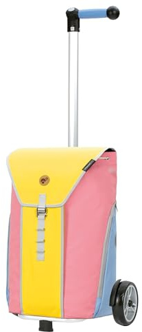 ANDERSEN Shoppingvagn – Unus Shopper Oli.P gul 50 l kundvagn, hög kvalitet, shopping, termo, aluminium, handtag ergonomisk, höjdjusterbar, kullagerhjul
