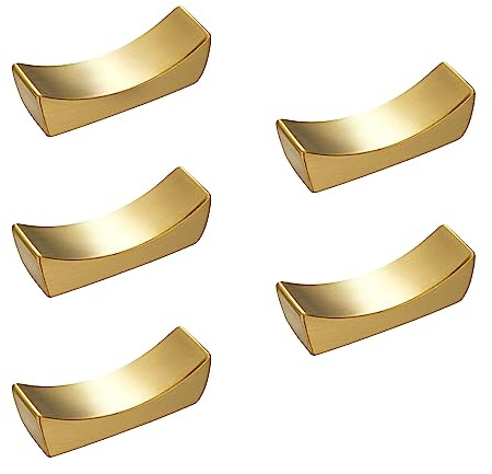 OIULO Gold Chopstick Rest Stainless Steel 5 Pairs Knife Rest and Chopsticks Holder For Countertop Holding Chopstick Spoon Forks Knife ,Cute Chopstick Stand