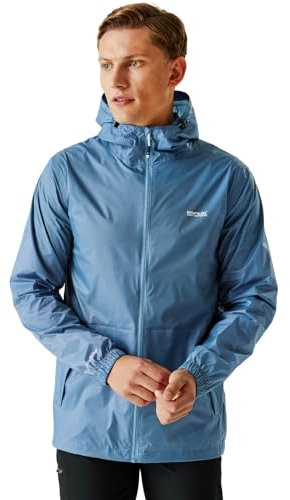 Regatta Chaqueta impermeable Pack-It III para mujer, costuras selladas, ligera y transpirable, perfecta para actividades al aire libre, caminatas, senderismo y acampadas