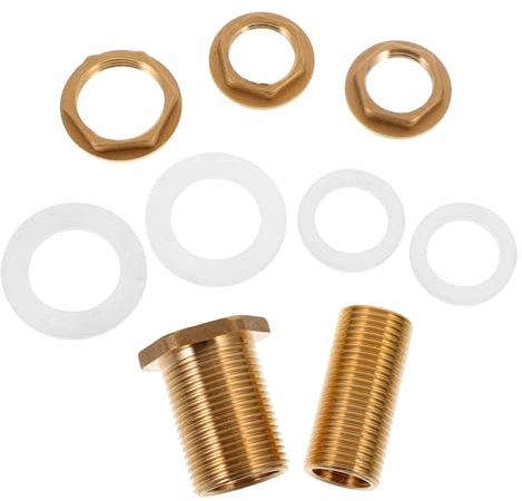 INOOMP 2piezas De Agua De Para y De Conectores De Para Instalaciones y Resistente Corrosión y De Instalar