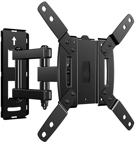 SANUS Full Motion TV Wall Mount for 19–40” Screens – Single Stud Design Tilts, Swivels & Extends – Ideal for Corners – Easy DIY Install with Hardware & Post-Install Leveling
