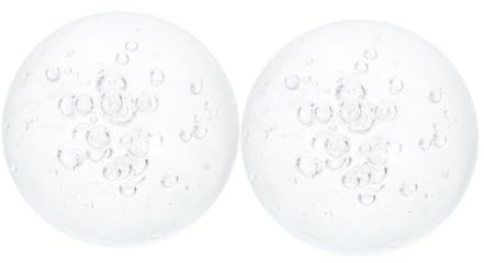 Toyvian 2piezas Bolas De Transparente Decorativas para Fuente Escritorio Decoración Casa