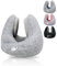 KOYON Silentrest Oreiller De Voyage Memoire De Forme - Coussin Nuque Ergonomique avec Réduction du Bruit - Léger, Portable avec Sac De Transport - Idéal pour L'avion, Le Bureau Et La Maison