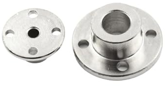 Connettore con flangia, Giunto flangiato rigido da 3 mm/4 mm/5 mm/6 mm/7 mm/8 mm/10 mm Supporto giunto albero motore guida connettore(3mm)