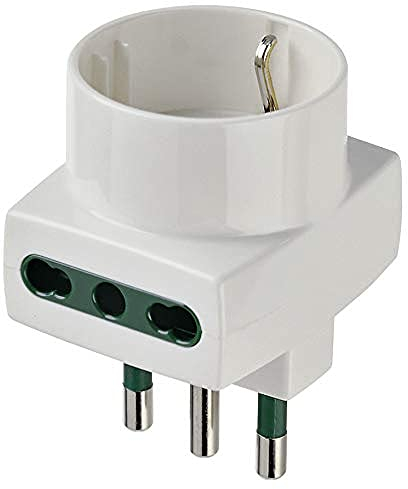 Vimar RI.00323B Adattatore multiplo SICURY 250 V~, spina grande S17, 2 Bpresa P17/11, 1 presa P30 - tutte 16A standard IT