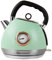SQ Professional Epoque Green Electric Kettle with Rose Gold Accents & Temperature Display - 2200W - 1.8L Stainless Steel
