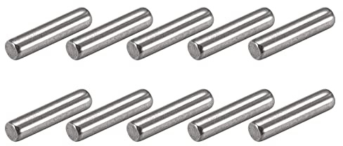 METALLIXITY Dowel Pin (3x10mm) 25Pcs, 304 Stainless Steel Shelf Support Pegs Pin Fastener Elements - for Metal Devices, Furniture Installation, Industrial, DIY
