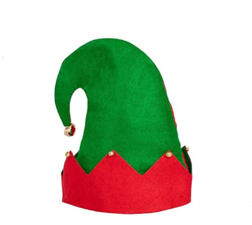LKQBBSZ Elf Hats Bulk Felt Christmas Elf Costume Hat Accessories for Men Women, Christmas Party Costume, Santa Hat