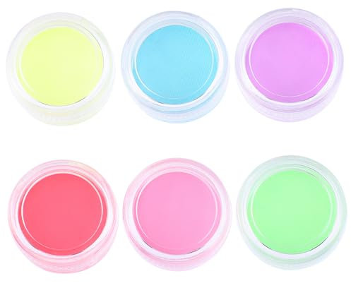 Ipetboom 6pièces Kit De Eye-liners Fluorescents Pour Fêtes Maquillage Cosplay Et Usage Professionnel Résistant à Eau Et Facile à Laver