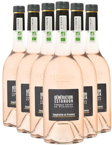 Coteaux varois en Provence Génération Estandon - Rosé 2024 - Estandon - Vin Rosé (6x75cl) BIO