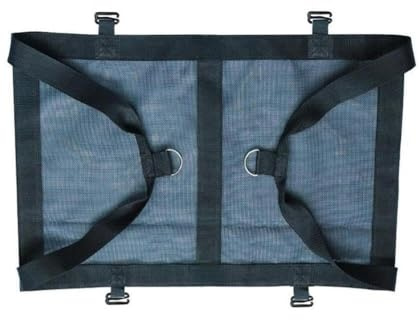 Lapiglo Écharpe de pesée réglable pour bétail, mollets, agneaux, chèvres, pliable à suspendre pour sac à échelle, petits animaux, charge de 100 kg, 61 x 40,6 cm, noir