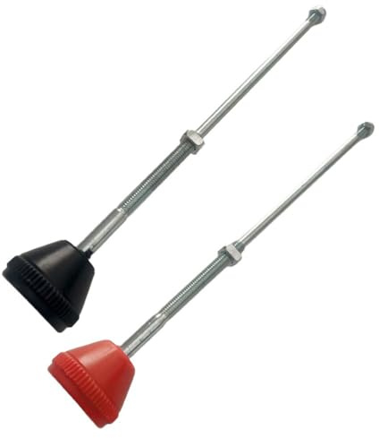 Vibsky Conjunto de perilla de palanca de freno de bicicleta de 21 cm, mango de control de resistencia de metal, bicicletas estacionarias, agarre ergonómico, gimnasio en casa