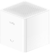 Cudy AX3000 Wi-Fi 6 hela hemmet nätsystem, 860 kvm, M3000S 1-pack | 2402 + 574 Mbps wifi med dubbla band, 2 x Gigabit-portar, sömlösa nät, VPN-server + klient, 160 MHz, app-molnkontroller