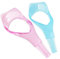 2PCS 3 in 1 Mascara Tool Plastic Makeup Eyelash Shield Upper Lower Eye Lash Mascara Applicator Guide with Eyelash Assist Comb Brush for Women Girls (Blue+Pink)