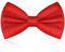 URAQT Fliege Herren, Klassische Einfarbig Fliegen für Männer, Schmale Smoking Fliege Schleife mit Haken, Einstellbar Bow Tie für Hochzeit Party(Rot)