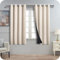 MRTREES Gardinen Blickdicht Beige Vorhänge mit Ösen 2er Set Vorhang Blickdicht Verdunklungsvorhänge Blackout Curtain Abdunklungsgardinen Kinderzimmer 145x140 cm (HxB)