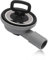 Konuooer Ø 55 mm Abwasserschlauch Edelstahl Ablauf Abflussrohr Ablaufgarnitur für siphon wohnmobil mit 20-25 mm Schlauchabgang 90° für Caravan Boot waschbecken ablaufgarnitur