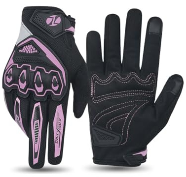 OLYSPM Motorbike Gloves for Men and Women,Breathable Touchscreen Motorcycle Gloves for Motocross,BMX,ATV,MTB,Riding,Cycling,Climbing
