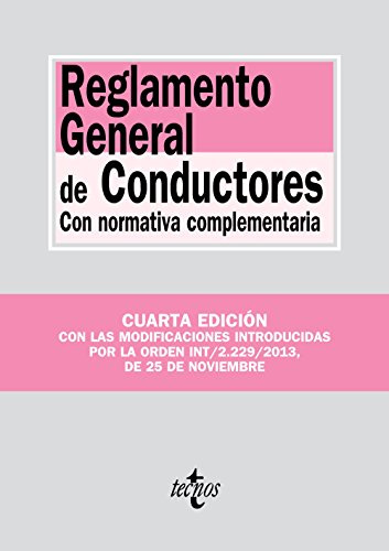 Reglamento General de Conductores: Con normativa complementaria (Derecho - Biblioteca de Textos Legales)