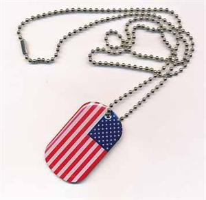 Dog Tag USA riconoscimento automatico marca catena misura 30 X 50 mm – FRIP – Spedizione®