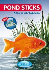 AQUARIS Pond Sticks für Teichfische – 560 g / 7 L. Schwimmendes Fischfutter für Teichfische. Vollwertiges Teichfutter für Goldfische & Koi. Trübt das Wasser Nicht. Leicht verdaulich.