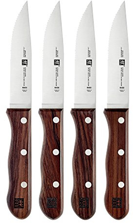 ZWILLING 4-pc Steakhouse Steak Knife Set with Storage Case