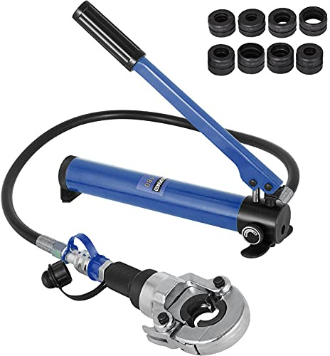 VEVOR Pinza Crimpatrice Idraulica U/th 16-32mm Per Tubi Tubo Compositi Pex Pe-x 6t 1m