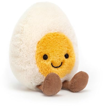 Amuseable Happy Boiled Egg - L: 4 cm x l: 8 cm x h: 14 cm