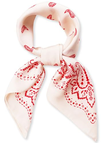 Wuliim 27.5 Satin Scarf - Super Soft & Lightweight Silky Head Bandanas, Versatile Silk Like Asthetic Handbag Scarf for Women