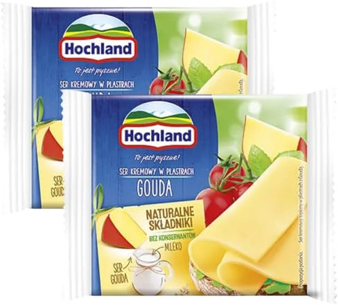 Hochand Sliced Gouda Cheese 130 GRAM x 2 PACKS