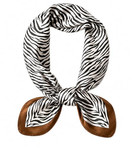 MAIRY Womens Scarves Square Bandanas Satin Head Silky Scarfs Fashion Neckerchief SF-M75