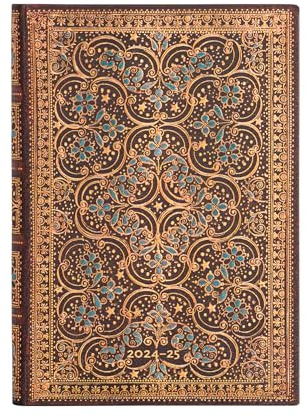 Paperblanks 18-Monatskalender 2025 Restauration, Midi, Horizontal