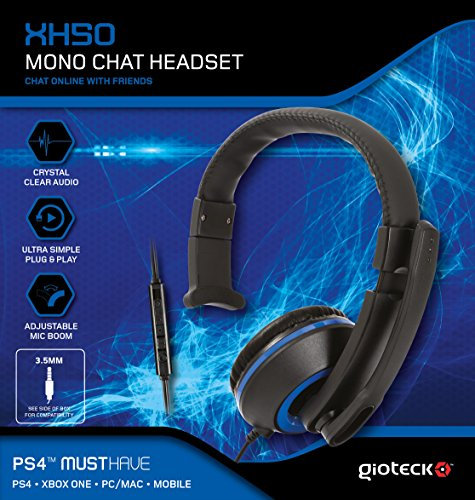 XH-50 wired Chat Mono Headset für PS4 [PlayStation 4 ]