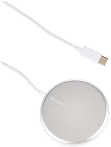 Baseus Simple Mini MagSafe, kabelloses Ladegerät, Weiß