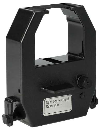 vhbw färgband nylonband bläckband ersättning för Amano CE-315150, CE-315152 för nålskrivare