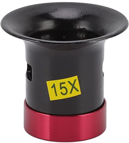 Lupen, Uhrmacherlupe, 15-fache Aluminiumlegierung, Professionelle Juwelierlupe, Lupe für die Reparatur von Uhren